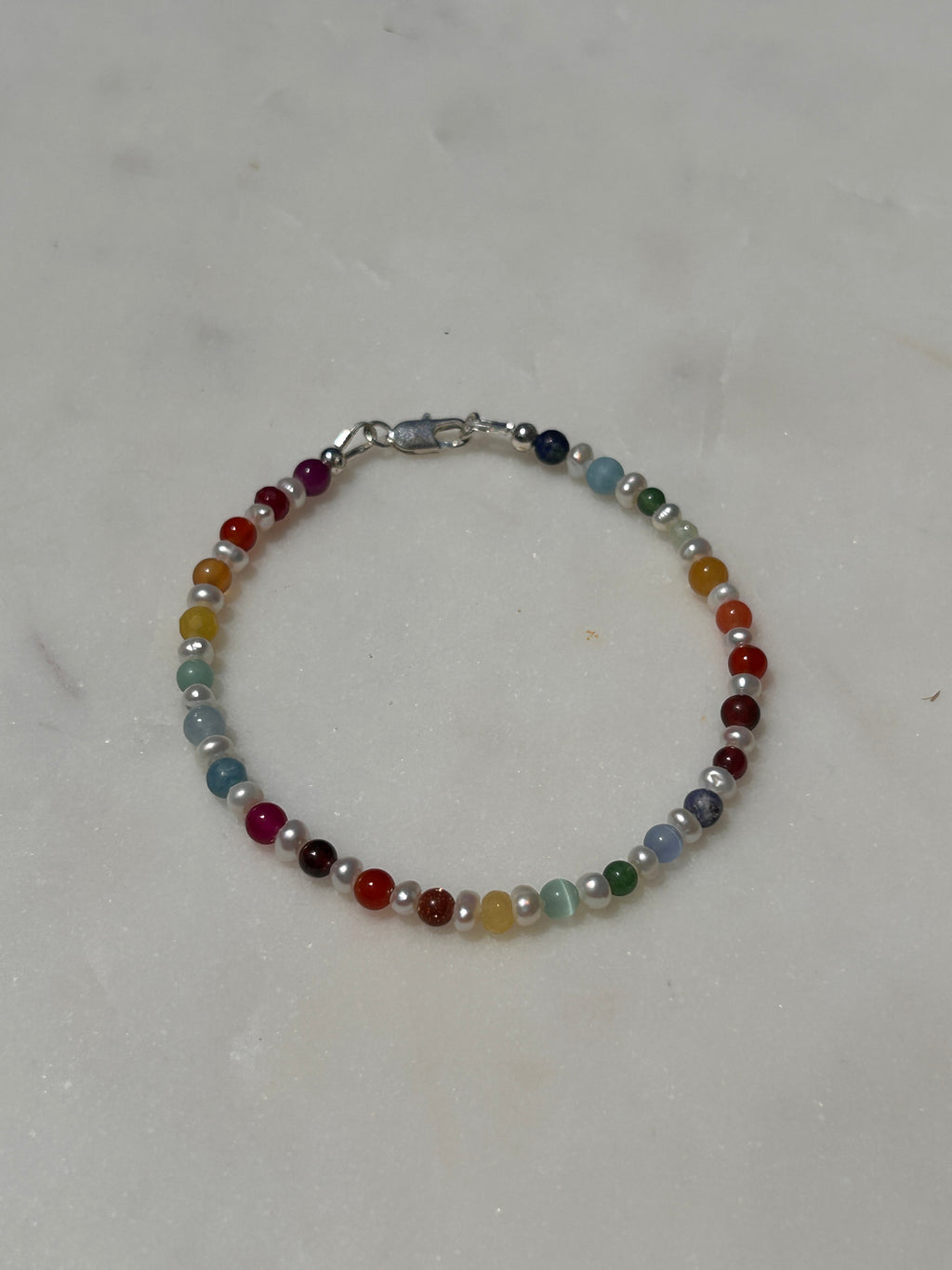 RAINBOW PEARL BRACELET