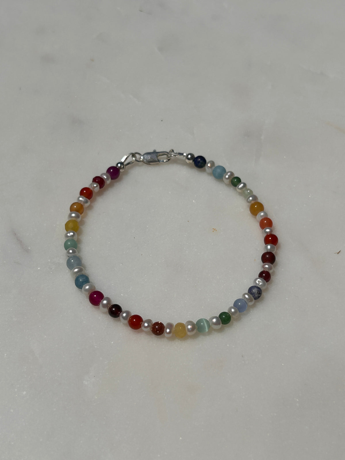 RAINBOW PEARL BRACELET