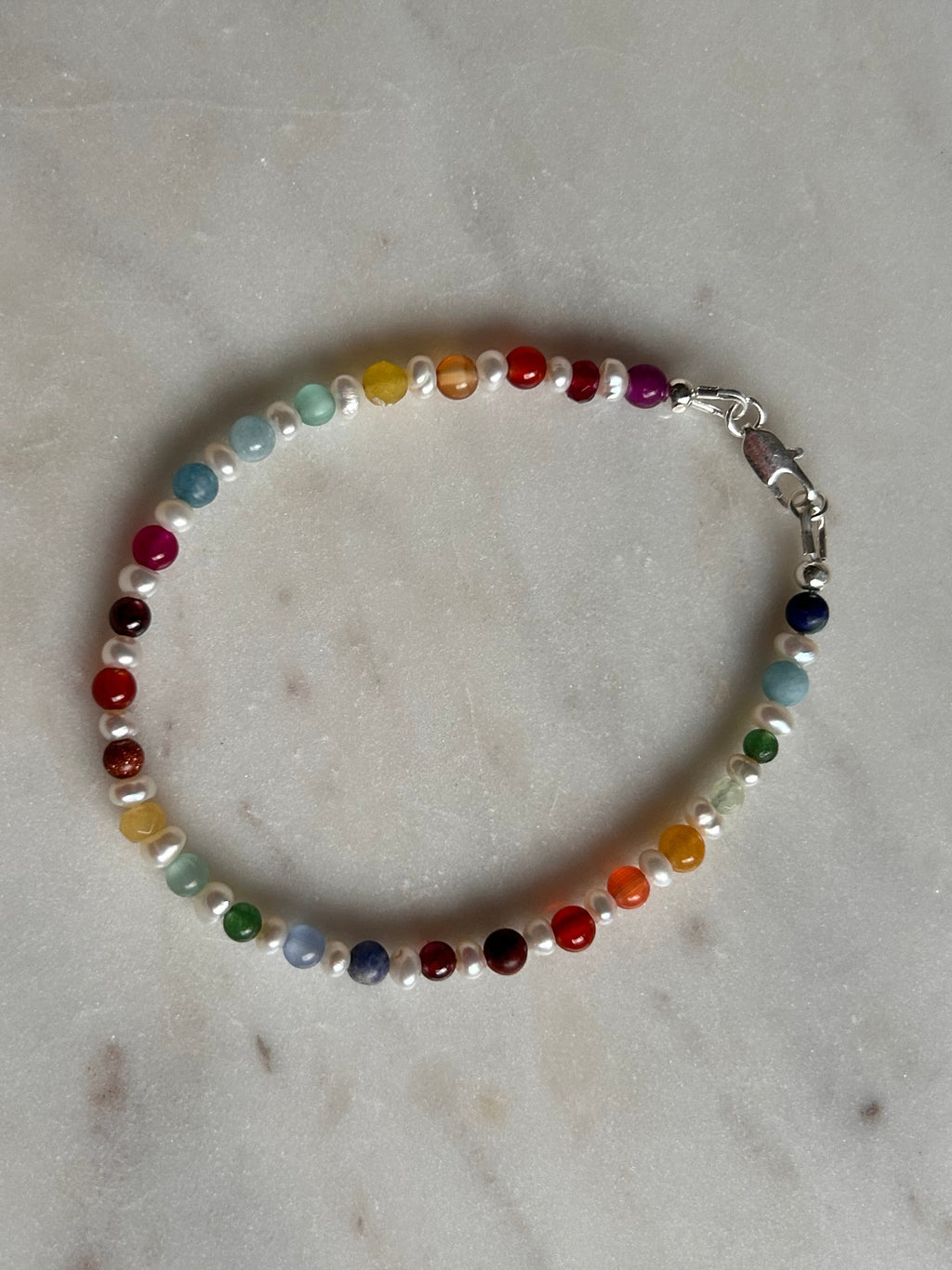 RAINBOW PEARL BRACELET