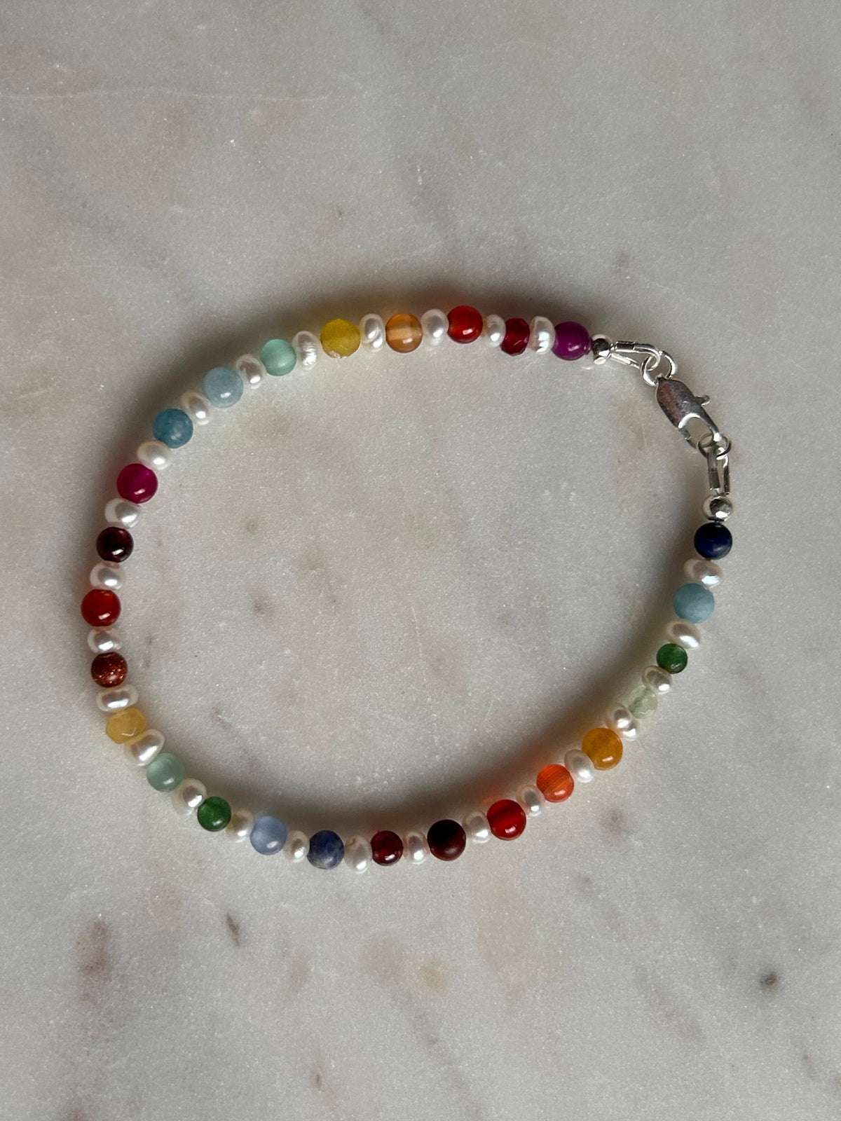 RAINBOW PEARL BRACELET